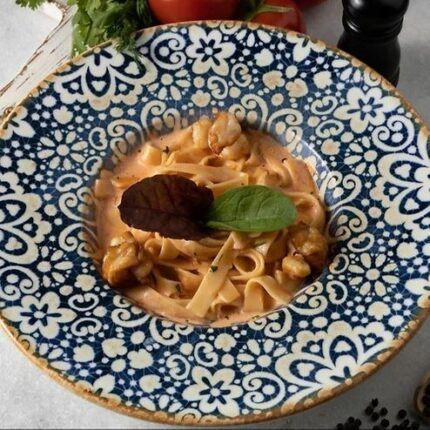 Паста с креветками