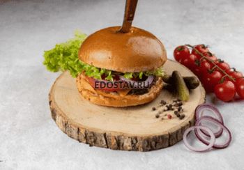 Бургер говяжий с фри