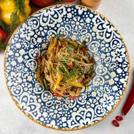 Вок с овощами удон