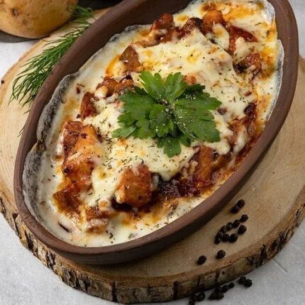 Патлыджан тавук