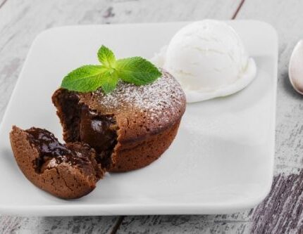 Шоколадный фондан